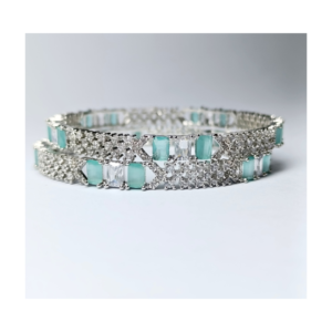 American Diamond Bangles - Mint